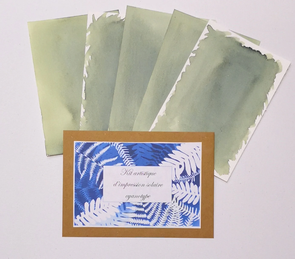 kit DIY Impression Solaire Artistique en Cyanotype