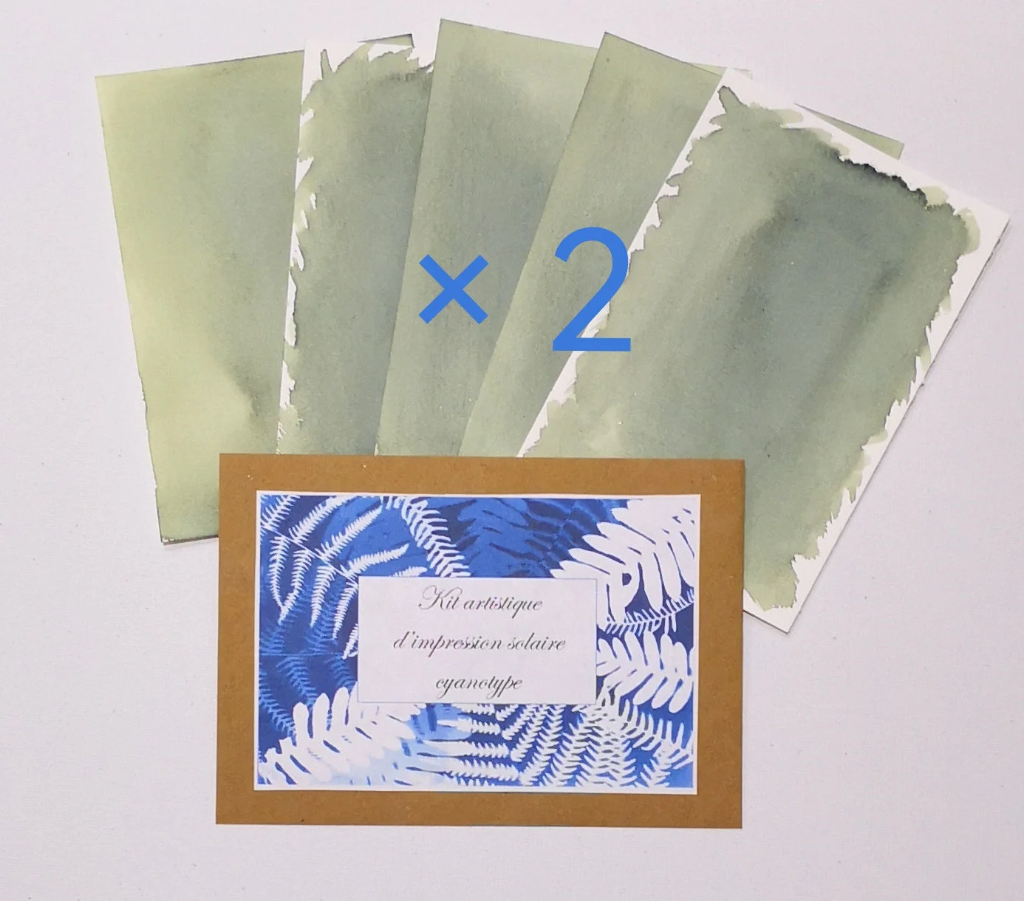 kit DIY Impression Solaire Artistique en Cyanotype