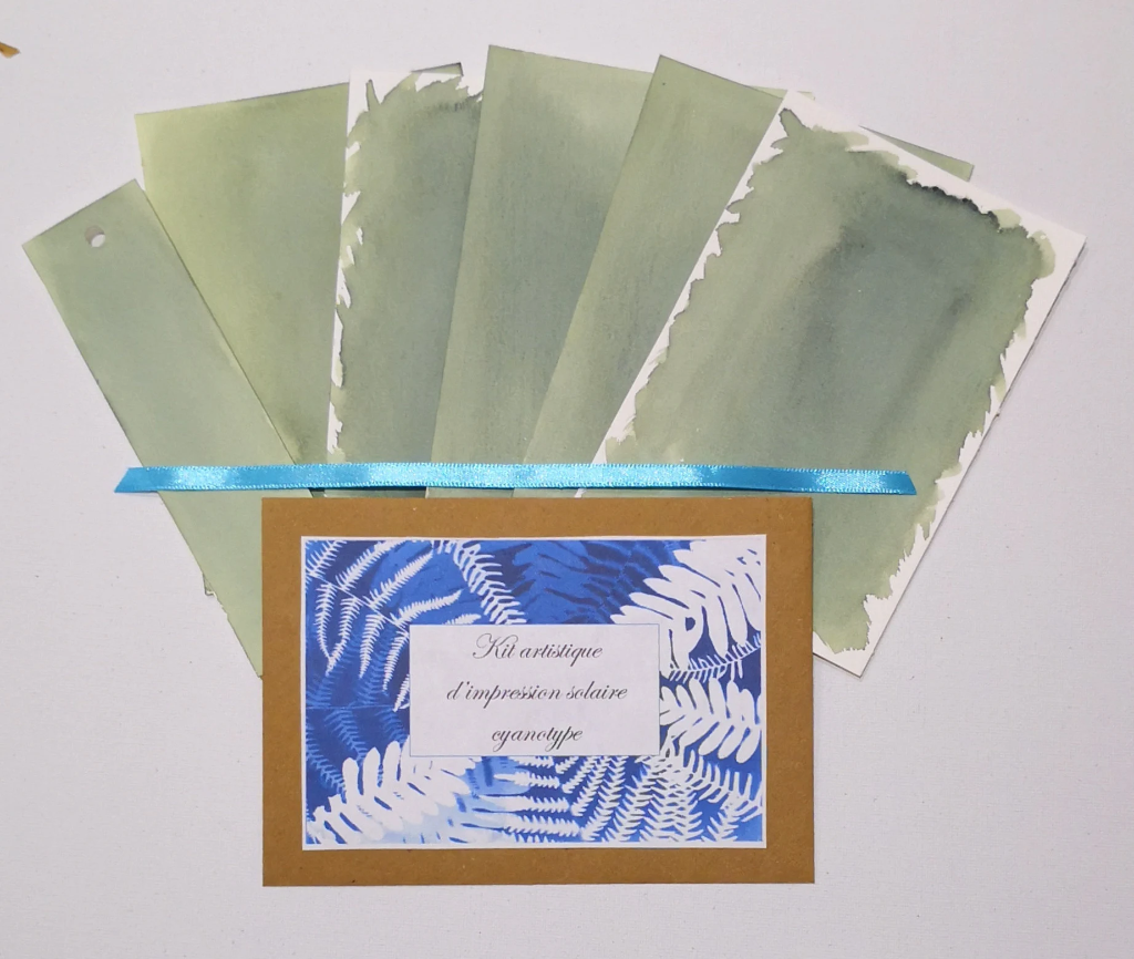 kit DIY Impression Solaire Artistique en Cyanotype